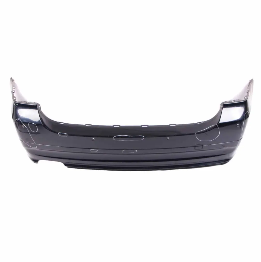 BMW E91 Touring Rear Bumper Trim Panel PDC Monacoblau Monaco Blue - A35 - SKU 0033596-MB - Part number 0033596