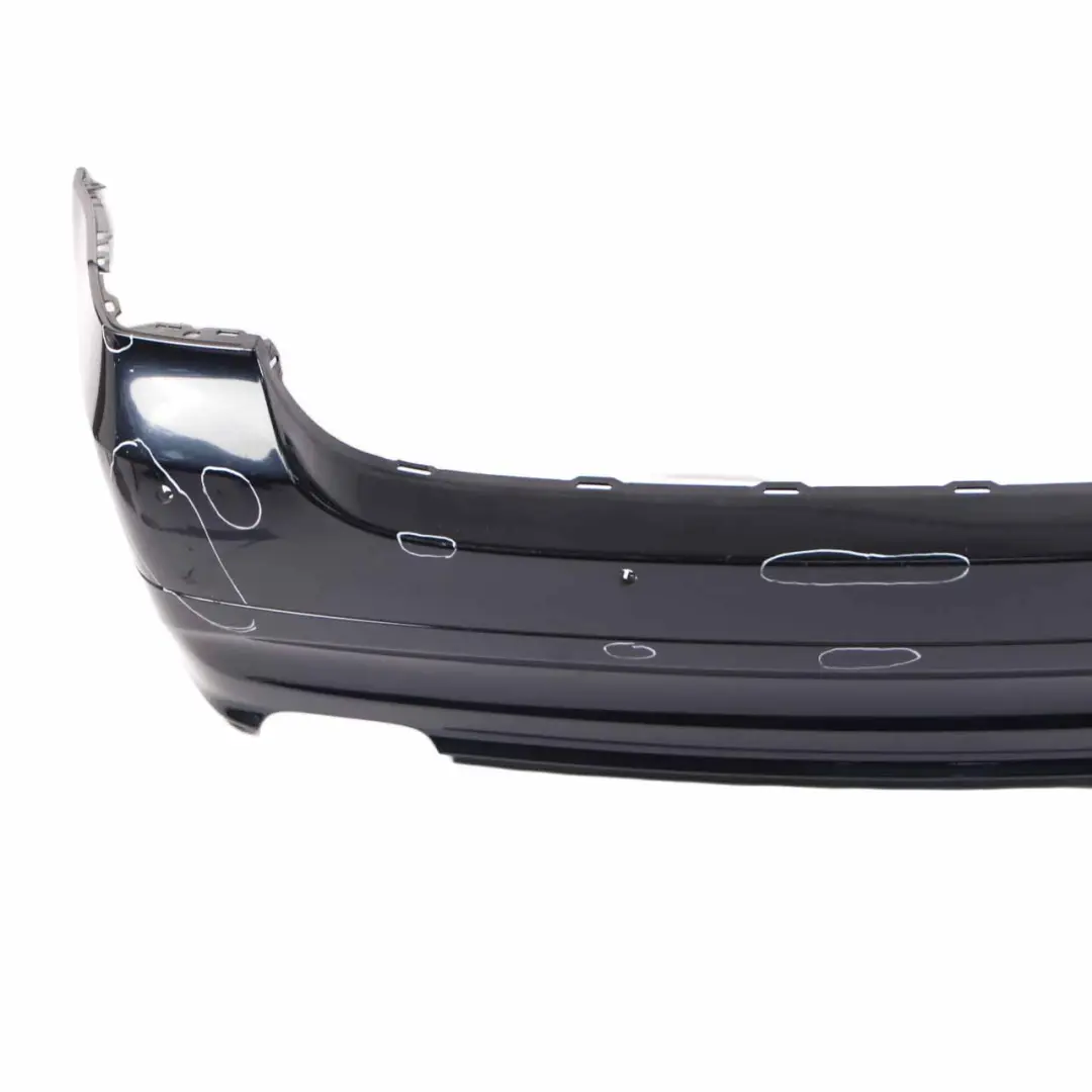 Bumper Trim Panel PDC Monacoblau Monaco Blue - A35 to BMW E91 Touring Rear with Part number 0033596 BMW E91 Touring Rear Bumper Trim Panel PDC Monacoblau Monaco Blue - A35 - SKU 0033596-MB - Part number 0033596