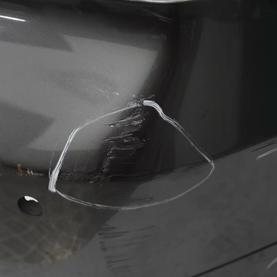 Bumper Trim Panel PDC Sparkling Graphite - A22 to BMW E91 Touring Rear with Part number 0033596 BMW E91 Touring Rear Bumper Trim Panel PDC Sparkling Graphite - A22 - SKU 0033596-SG3 - Part number 0033596