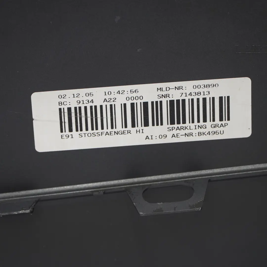 BMW E91 Zderzak Tylny Sparkling Graphite - A22 - SKU 0033596-SG4 - Numer Części 0033596