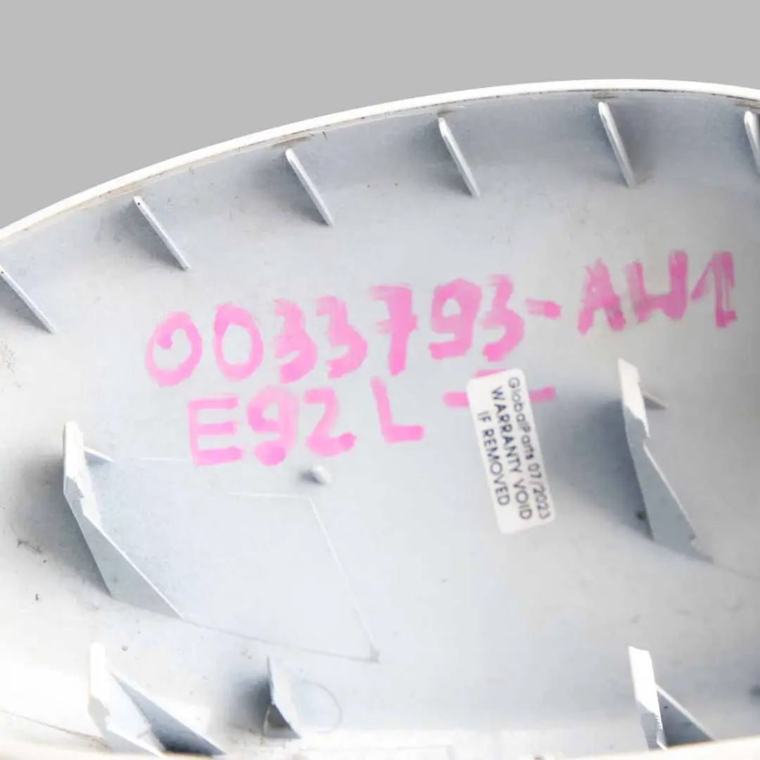 BMW E92 E93 Links Abdeckkappe Gehäuse Außenspiegel Alpinweiss Weiss 300 - SKU 0033793-AW1 - Teilenummer 0033793