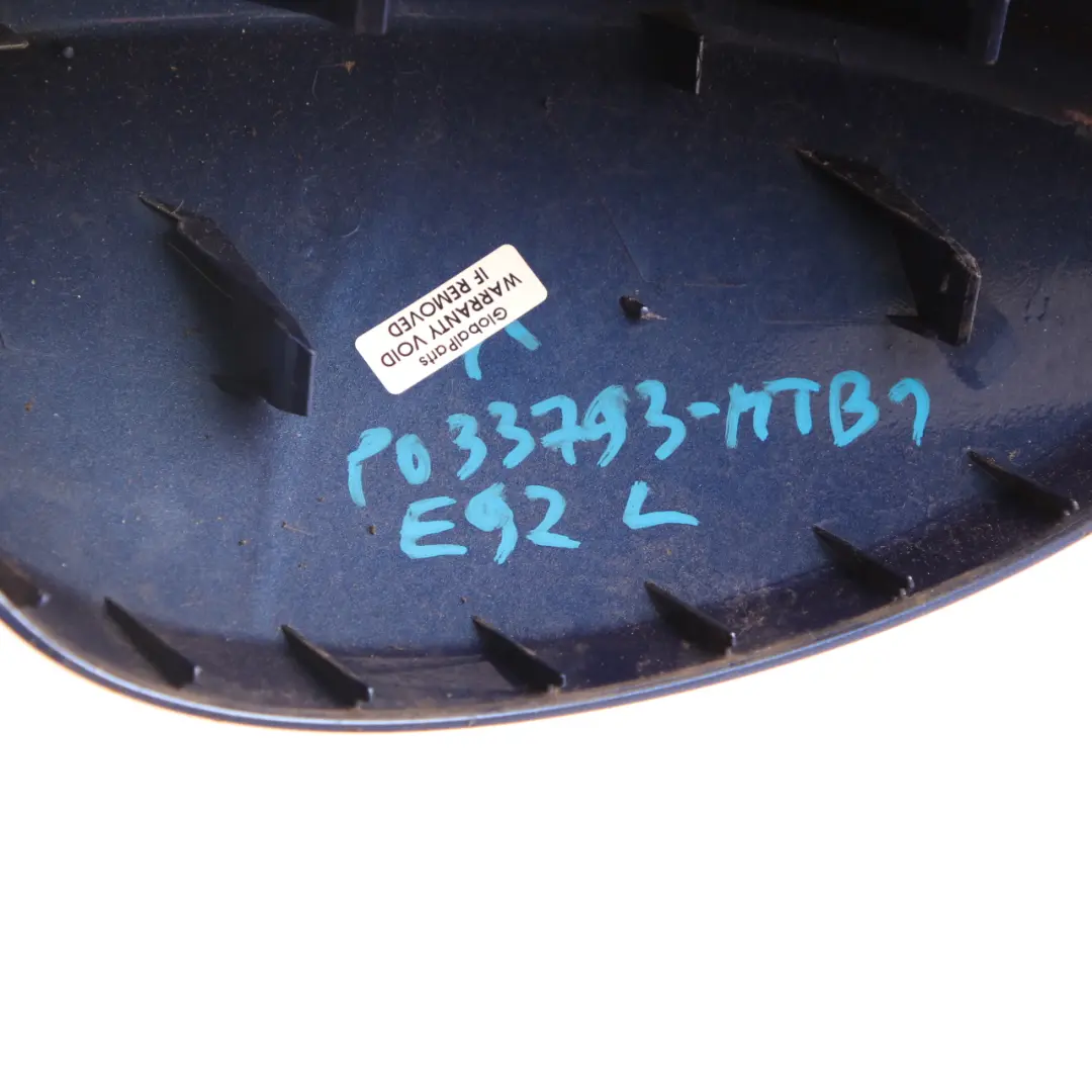 Wing Mirror Cover BMW E92 E93 Left Cap N/S Casing Housing Montegoblau to with Part number 0033793 Wing Mirror Cover BMW E92 E93 Left Cap N/S Casing Housing Montegoblau - SKU 0033793-MTB1 - Part number 0033793