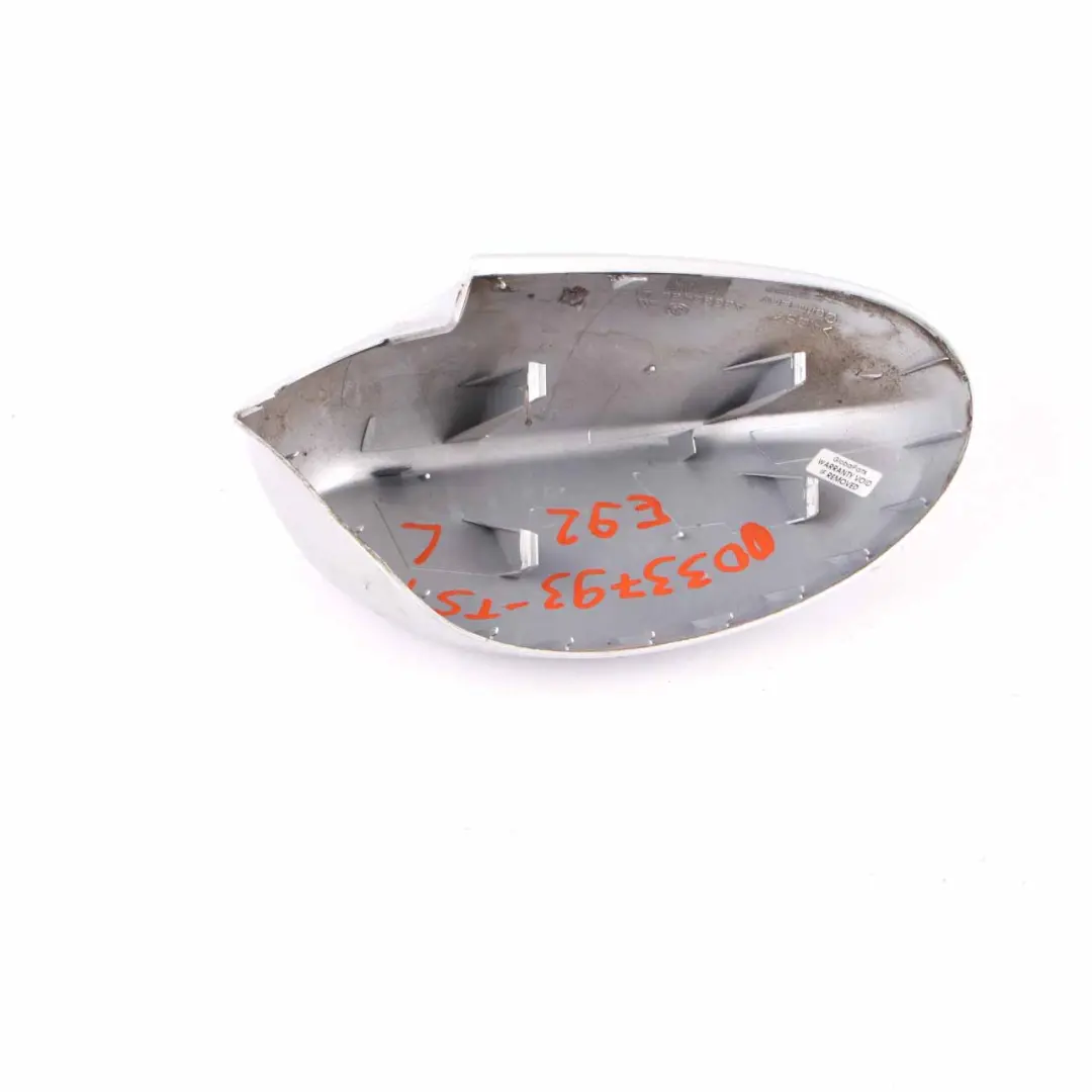 Wing Mirror Cover BMW E92 E93 Left N/S Cap Casing Titansilber Silver 354 to with Part number 0033793 Wing Mirror Cover BMW E92 E93 Left N/S Cap Casing Titansilber Silver 354 - SKU 0033793-TS1 - Part number 0033793