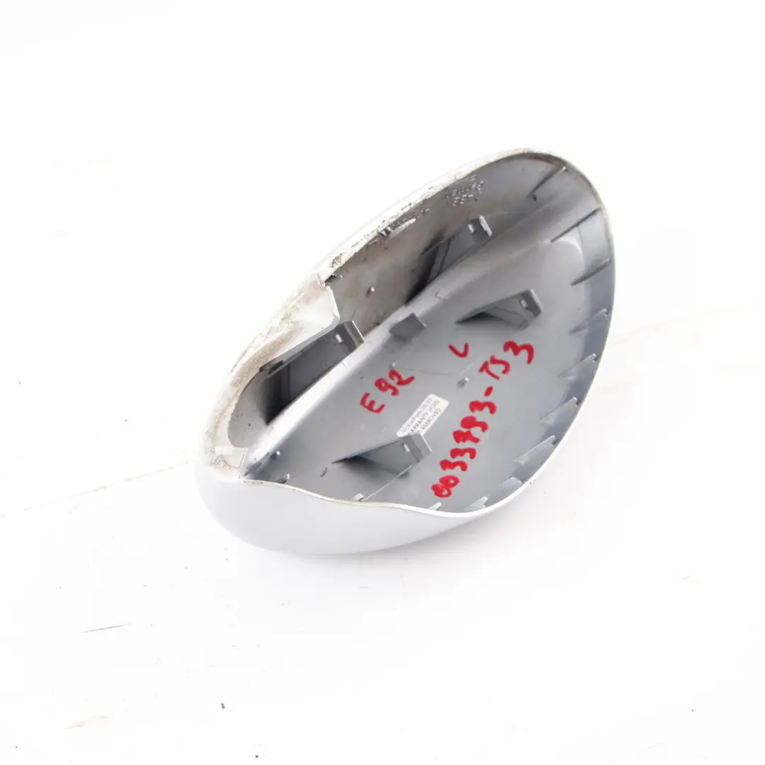  Coque De Rétroviseur Gauche BMW E92 E93 Finition Titane Argenté - 354 - SKU 0033793-TS3 - Numéro de pièce 0033793