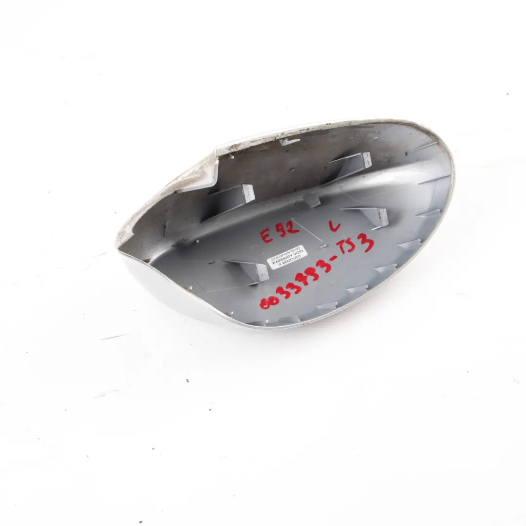  Wing Mirror Cover BMW E92 E93 Left N/S Cap Casing Titansilber Silver - 354 - SKU 0033793-TS3 - Part number 0033793