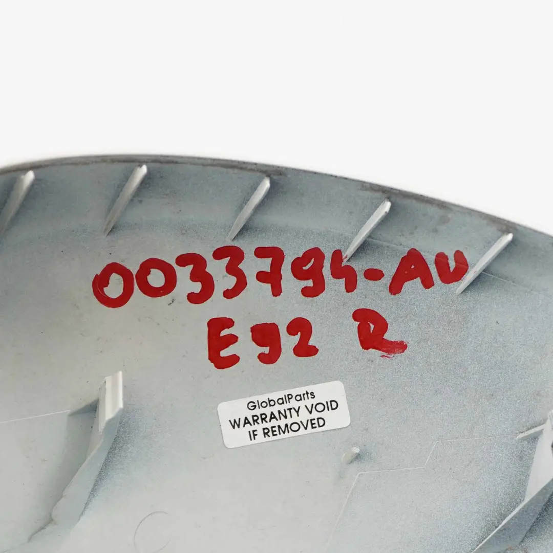 Osłona Obudowa Lusterka Prawa Biała do BMW E92 E93 o numerze 0033794 BMW E92 E93 Osłona Obudowa Lusterka Prawa Biała - SKU 0033794-AW - Numer Części 0033794