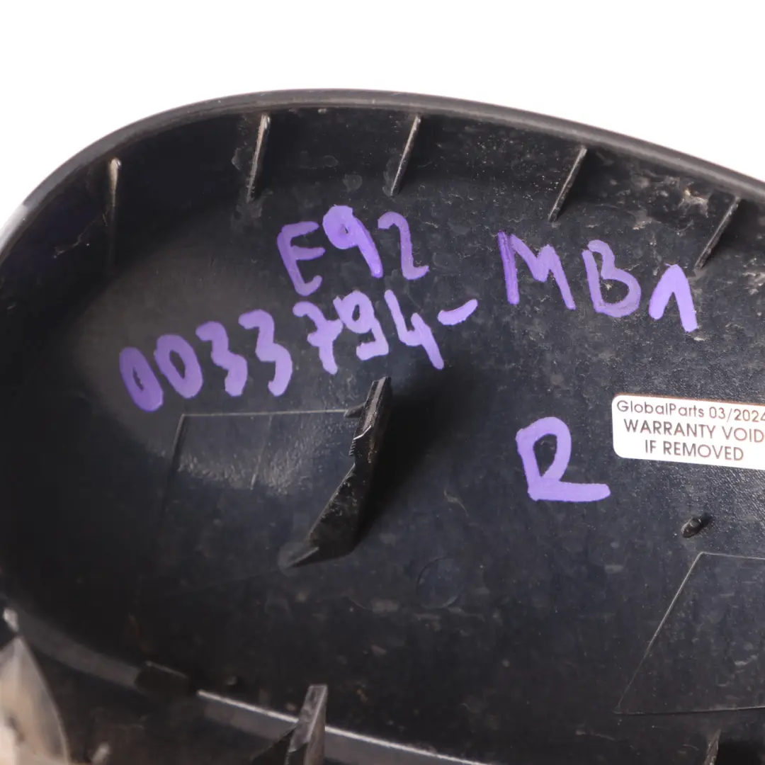 Wing Mirror Cover BMW E92 E93 Right O/S Cap Casing Monacoblau Blue A35 to with Part number 0033794 Wing Mirror Cover BMW E92 E93 Right O/S Cap Casing Monacoblau Blue A35 - SKU 0033794-MB1 - Part number 0033794