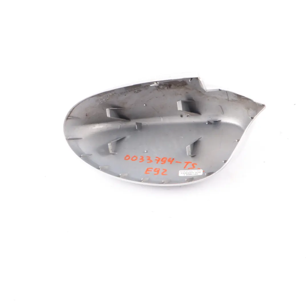 BMW E92 E93 Abdeckkappe Abdeckung Spiegel Rechts Titansilber Metallic 354 - SKU 0033794-TS - Teilenummer 0033794