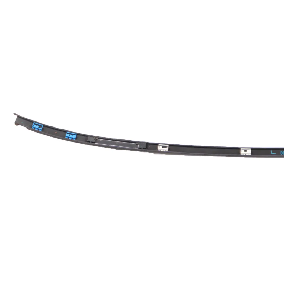 Left Roof Moulding Railing Trim N/S Monacoblau Monaco Blau Blue - A35 to BMW E92 with Part number 0033795 BMW E92 Left Roof Moulding Railing Trim N/S Monacoblau Monaco Blau Blue - A35 - SKU 0033795-MB - Part number 0033795