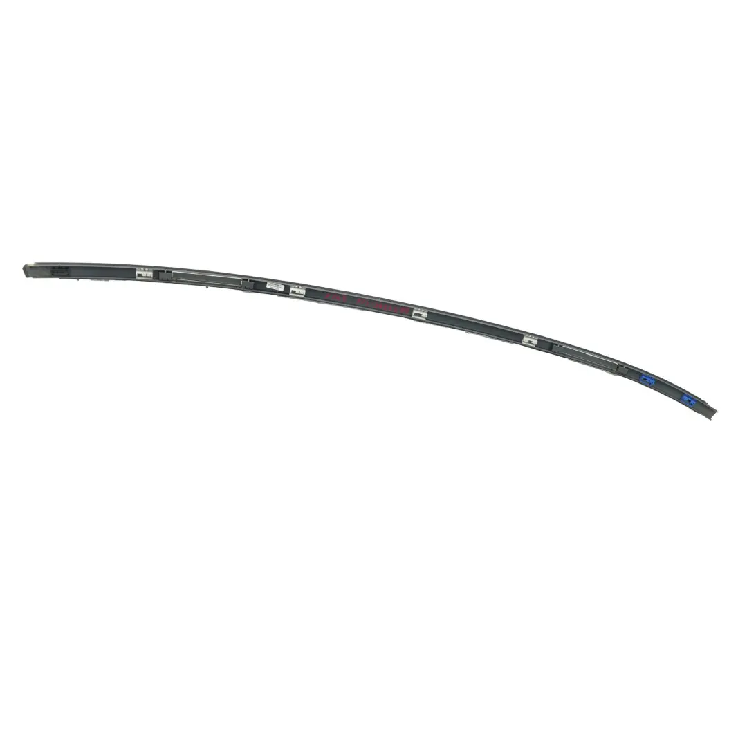 Left Roof Moulding Railing Trim N/S Spacegrau Space Grey Metallic - A52 to BMW E92 with Part number 0033795 BMW E92 Left Roof Moulding Railing Trim N/S Spacegrau Space Grey Metallic - A52 - SKU 0033795-SCG - Part number 0033795
