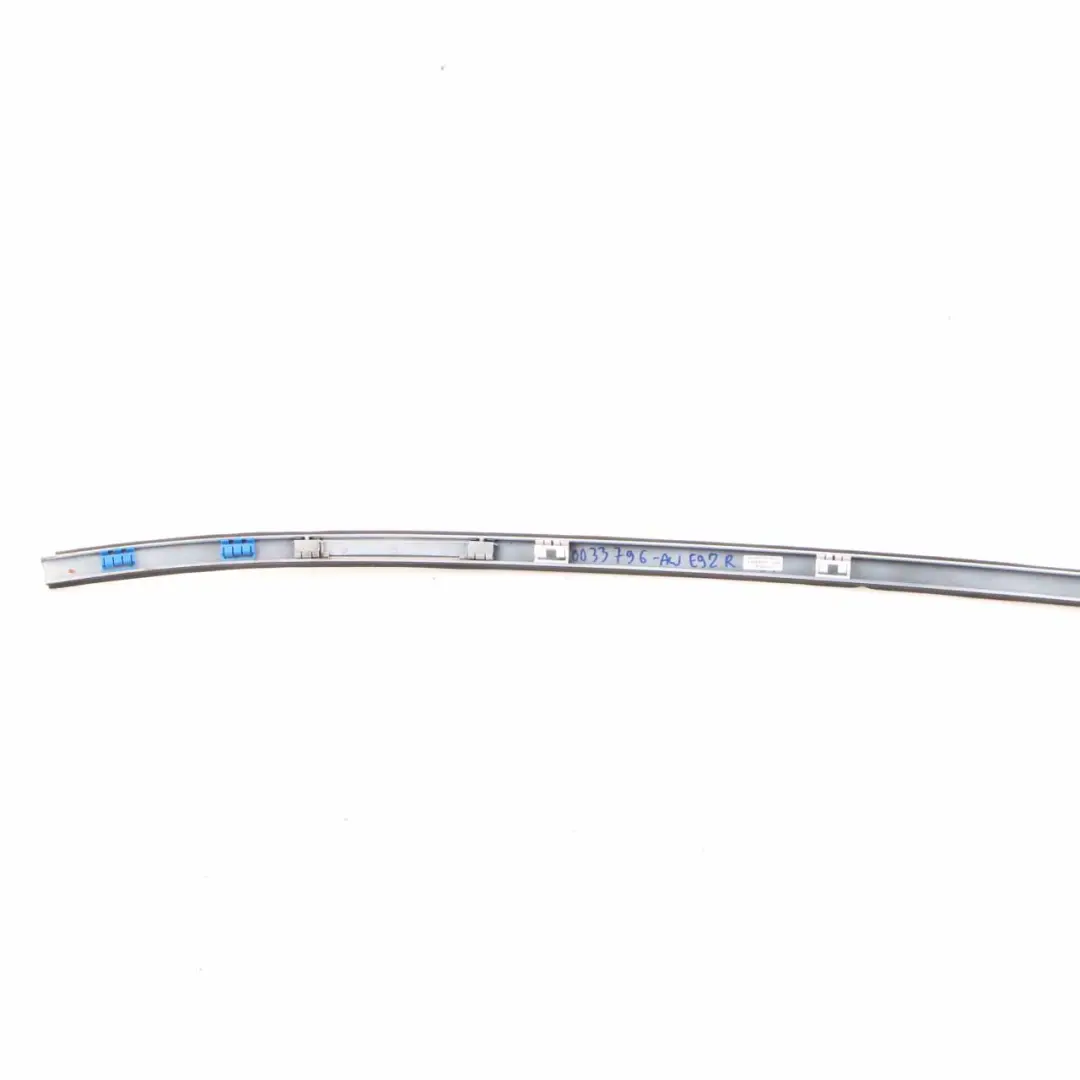 BMW E92 Roof Moulding Railing Trim Strip Right O/S Alpinweiss Alpine White - 300 - SKU 0033796-AW - Part number 0033796