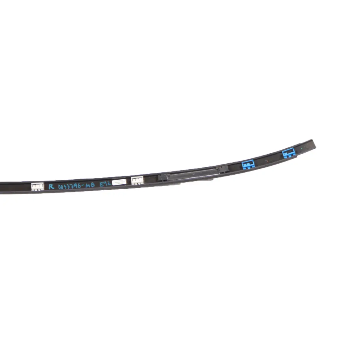 Moldura De Techo Derecha Railing Trim Monacoblau Monaco Blue - A35 para BMW E92 con número de pieza 0033796 BMW E92 Moldura De Techo Derecha Railing Trim Monacoblau Monaco Blue - A35 - SKU 0033796-MB - Número de pieza 0033796