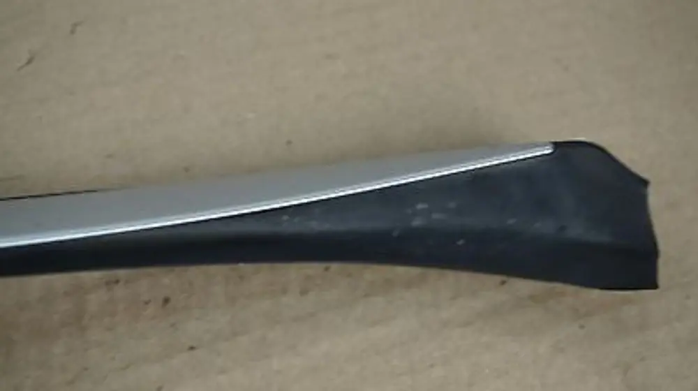 BMW 3 Series E90 E91 Front left windscreen drip moulding N/S Titansilber Silver - SKU 0034044-TS1 - Part number 