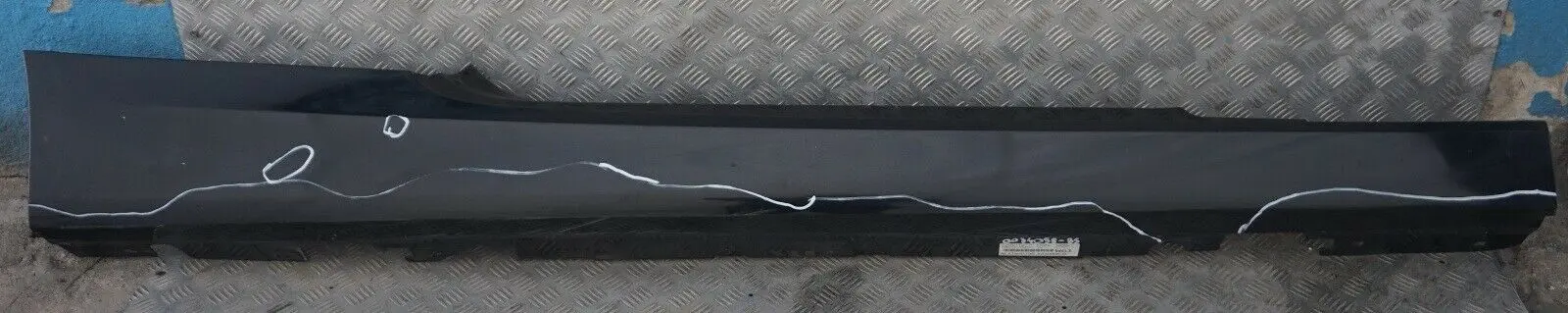 BMW E92 E93 Listello Portiera Verniciato Destro Nero Black Sapphire Met. 478