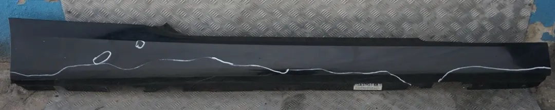 BMW 3 SERIES E92 E93 Sill Strip Side Skirt Right O/S Black Sapphire - 475 - SKU 0034058-BS - Part number 0034058