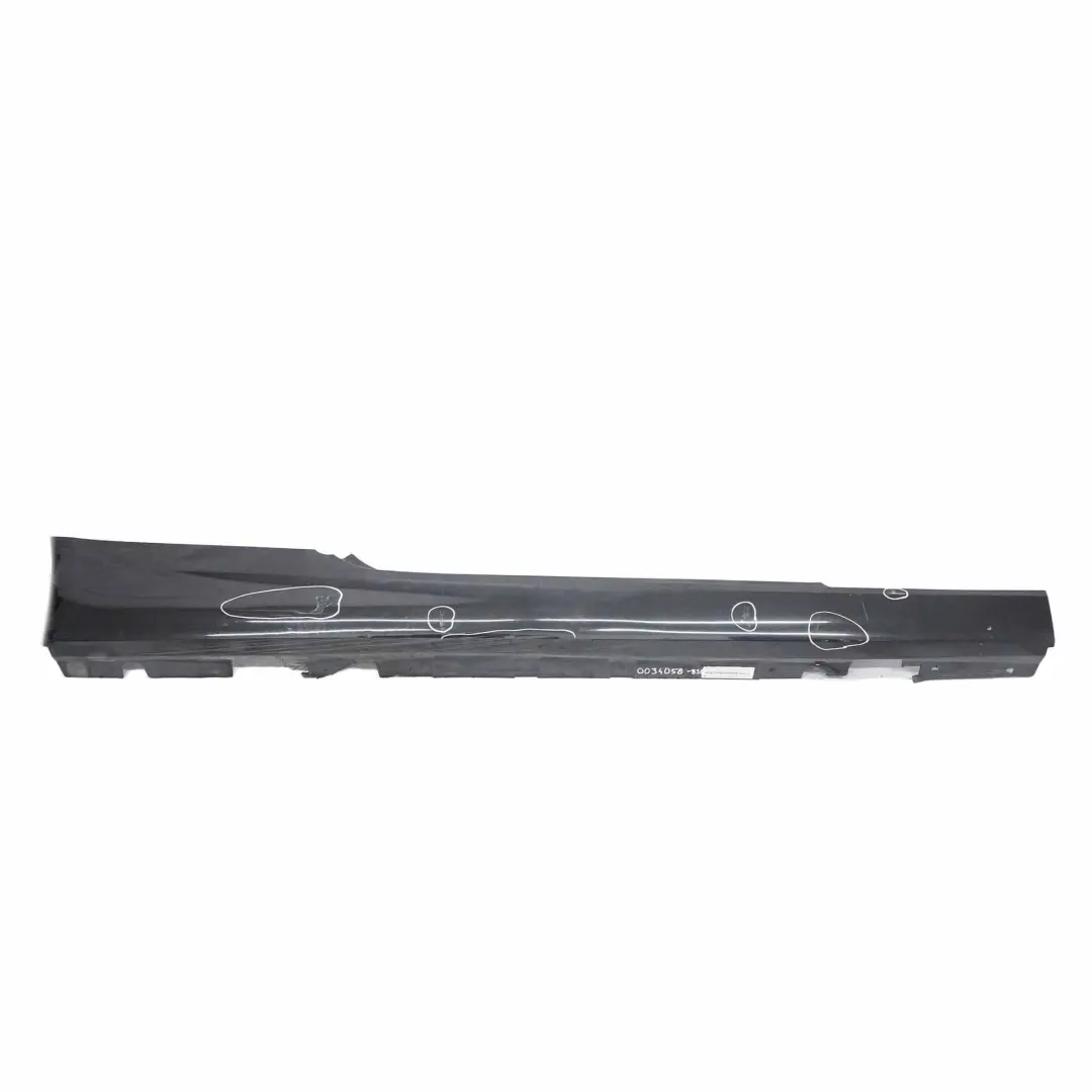BMW 3 er E92 E93 Schwellerleiste Blende Schweller Rechts Black Sapphire - 475 - SKU 0034058-BS9 - Teilenummer 0034058