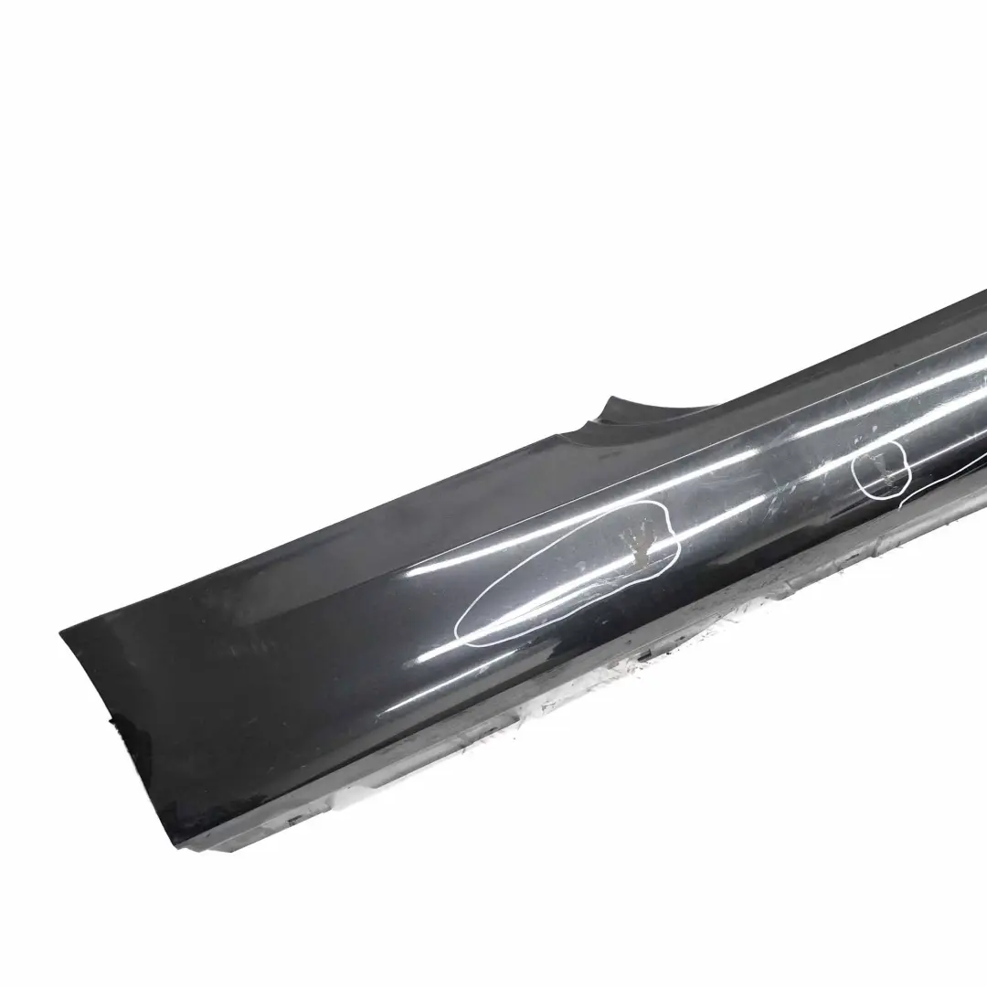BMW 3 er E92 E93 Schwellerleiste Blende Schweller Rechts Black Sapphire - 475 - SKU 0034058-BS9 - Teilenummer 0034058