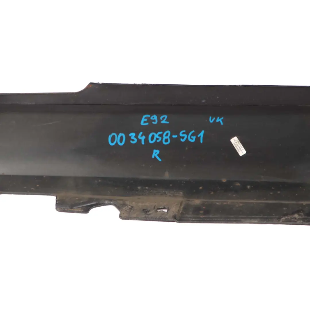 Sill Strip Side Skirt Right O/S Sparkling Graphite Metallic - A22 to BMW 3 E92 E93 with Part number 0034058 BMW 3 E92 E93 Sill Strip Side Skirt Right O/S Sparkling Graphite Metallic - A22 - SKU 0034058-SG1 - Part number 0034058