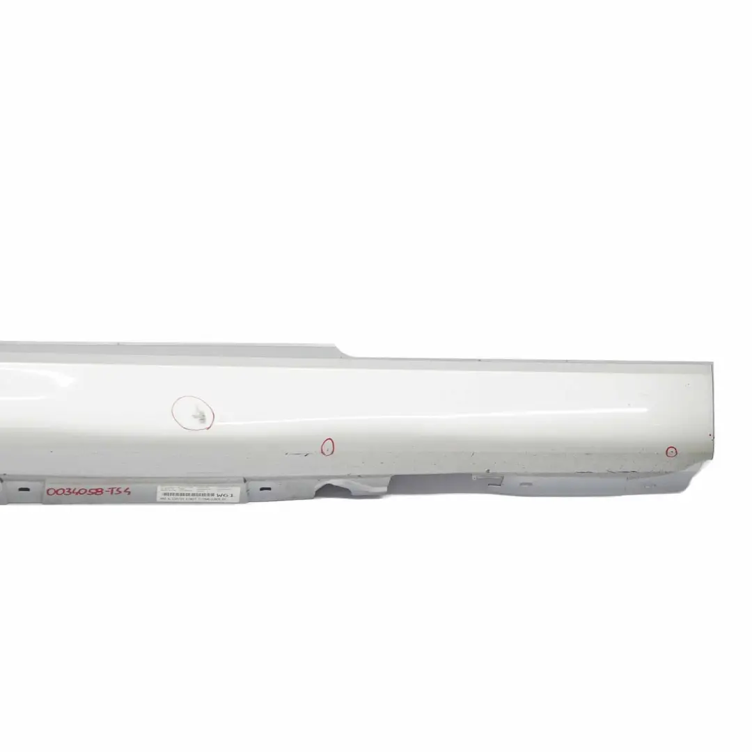 BMW E92 E93 Listello Portiera Destra Argento-Titanio Titan Argento - 354 - SKU 0034058-TS4 - Numero di parte 0034058