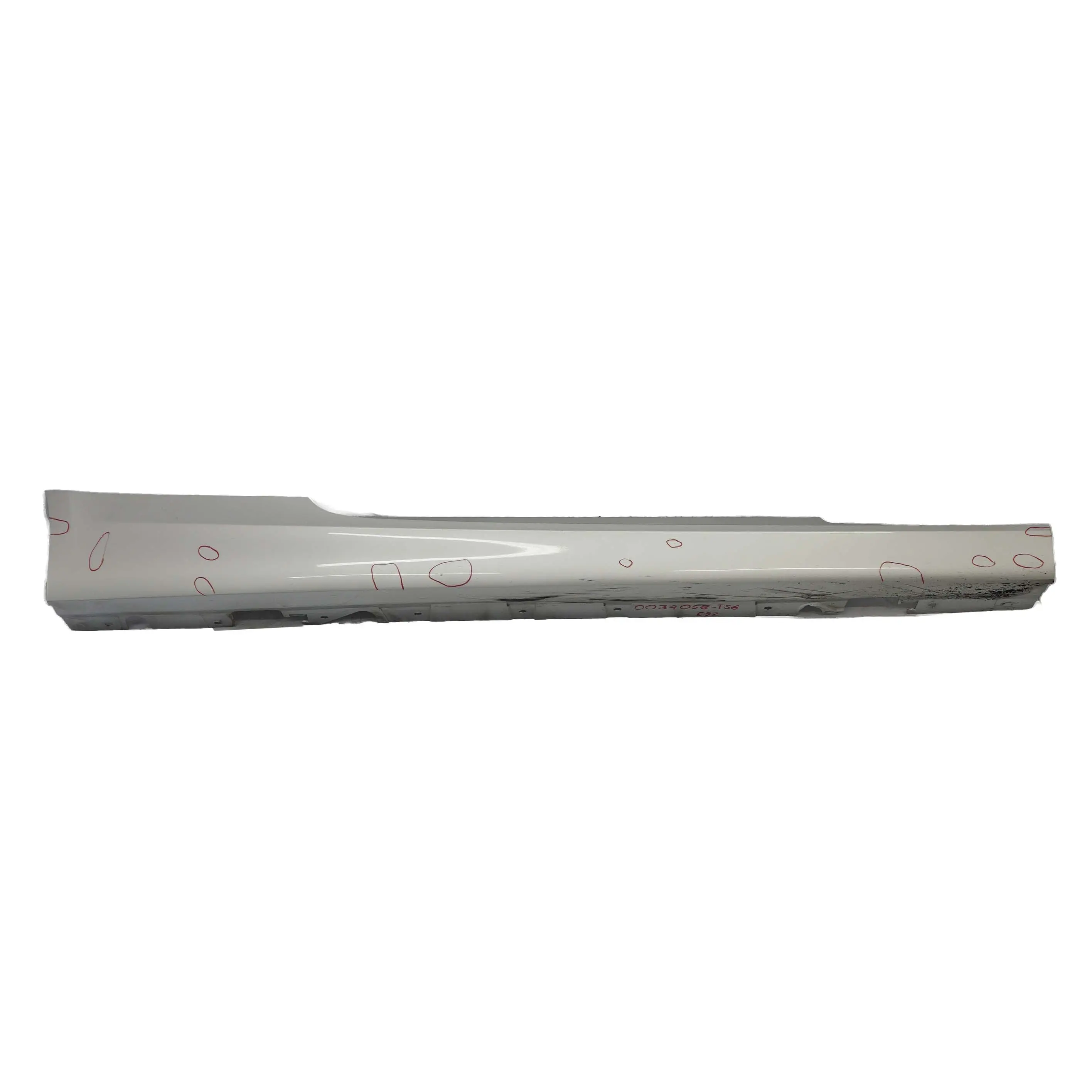 Faldon lateralBMW E92 E93 Sill Strip Panel Derecho Titansilber Titan Silver 354