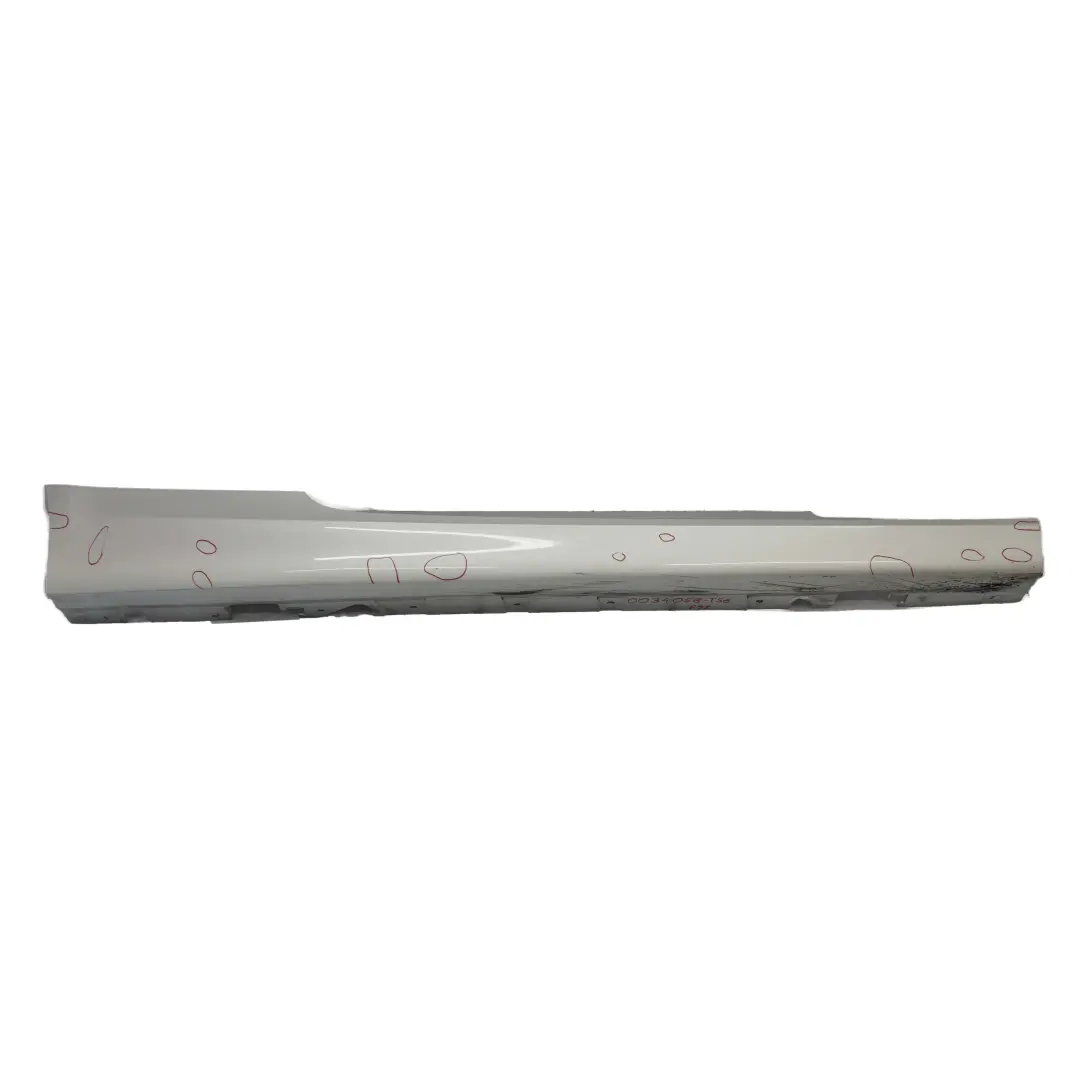 BMW E92 E93 Listello Portiera Destra Argento-Titanio Titan Argento - 354 - SKU 0034058-TS6 - Numero di parte 0034058