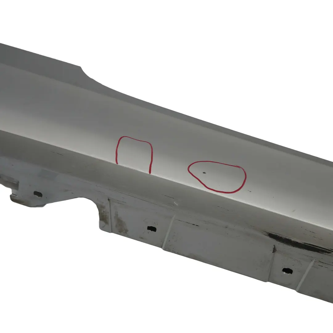 BMW E92 E93 Listello Portiera Destra Argento-Titanio Titan Argento - 354 - SKU 0034058-TS6 - Numero di parte 0034058
