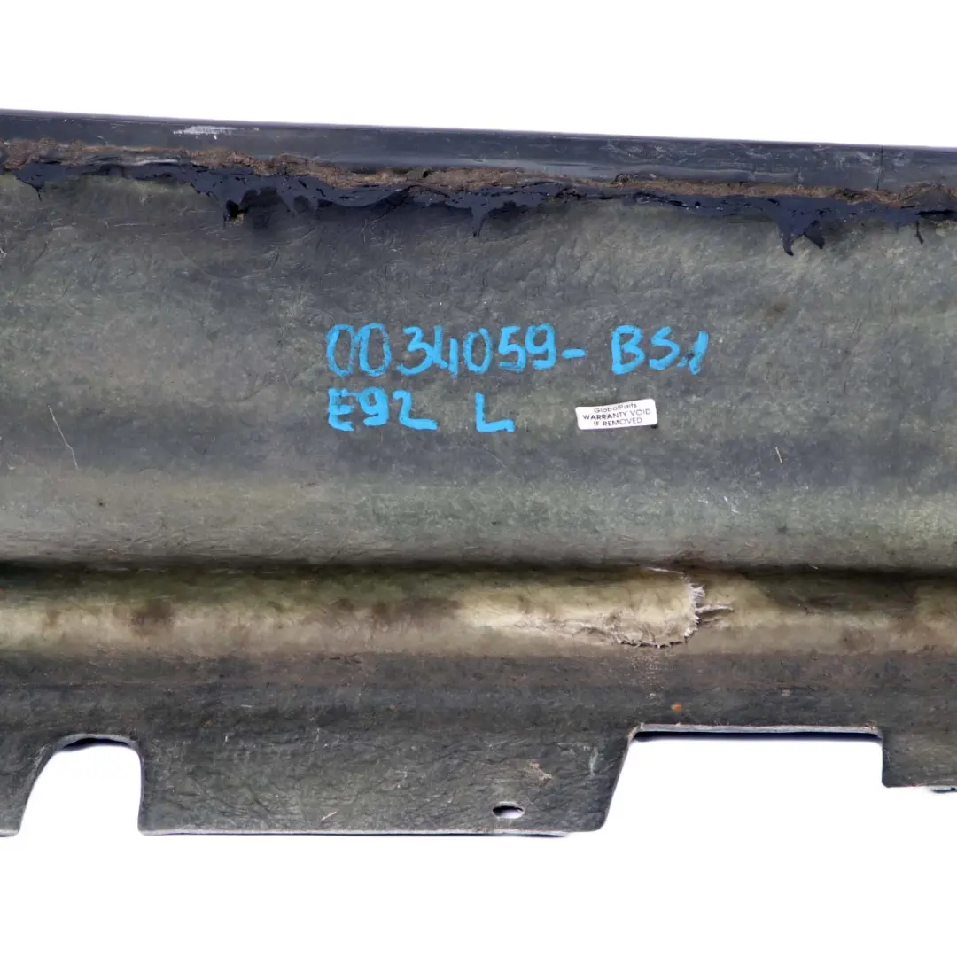 Sill Strip Side Skirt Left N/S Black Sapphire Metallic - 475 to BMW 3 E92 E93 with Part number 0034059 BMW 3 E92 E93 Sill Strip Side Skirt Left N/S Black Sapphire Metallic - 475 - SKU 0034059-BS1 - Part number 0034059