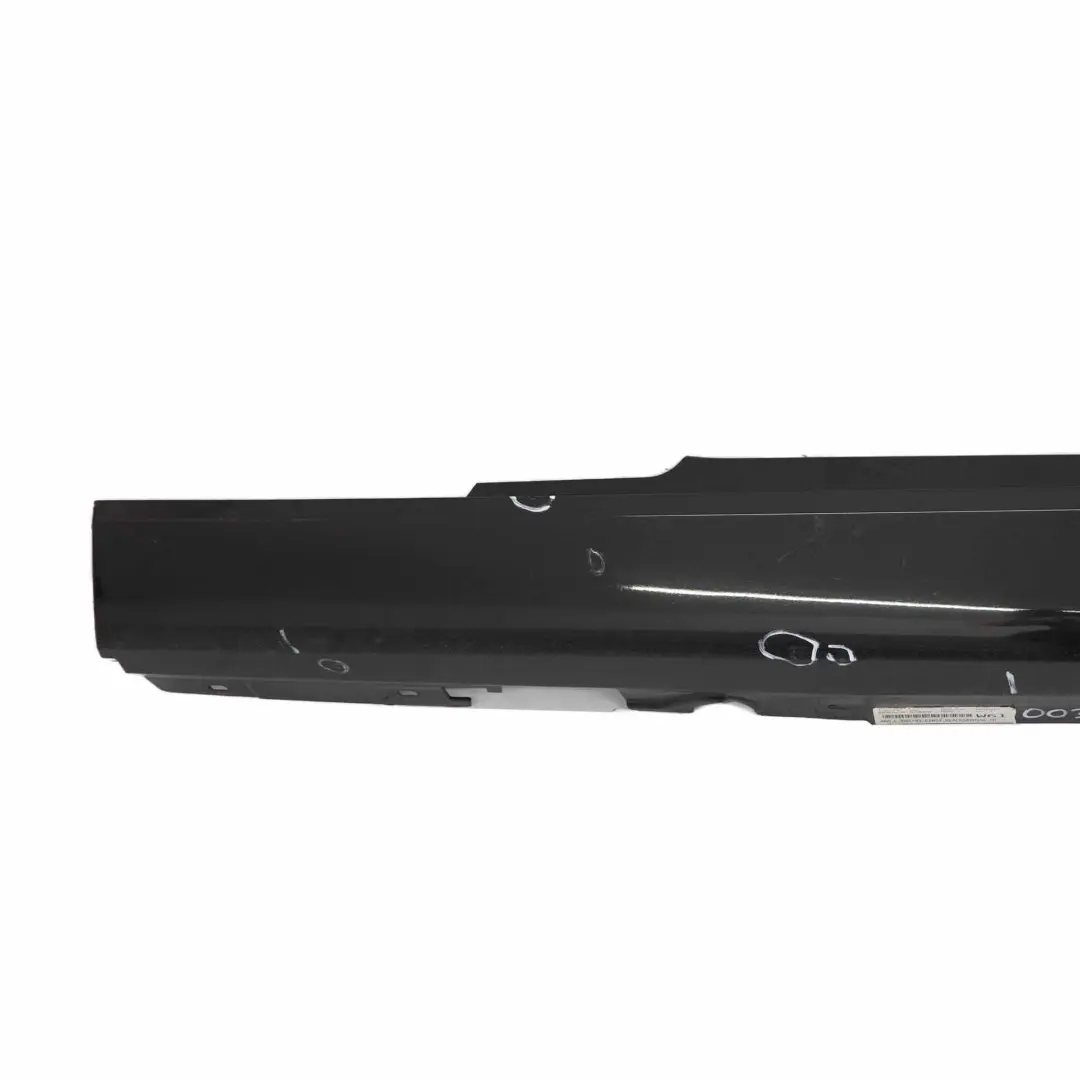 BMW E92 E93 Sill Strip Faldon Lateral Izquierdo Negro Zafiro Metalico - 475 - SKU 0034059-BS5 - Número de pieza 0034059