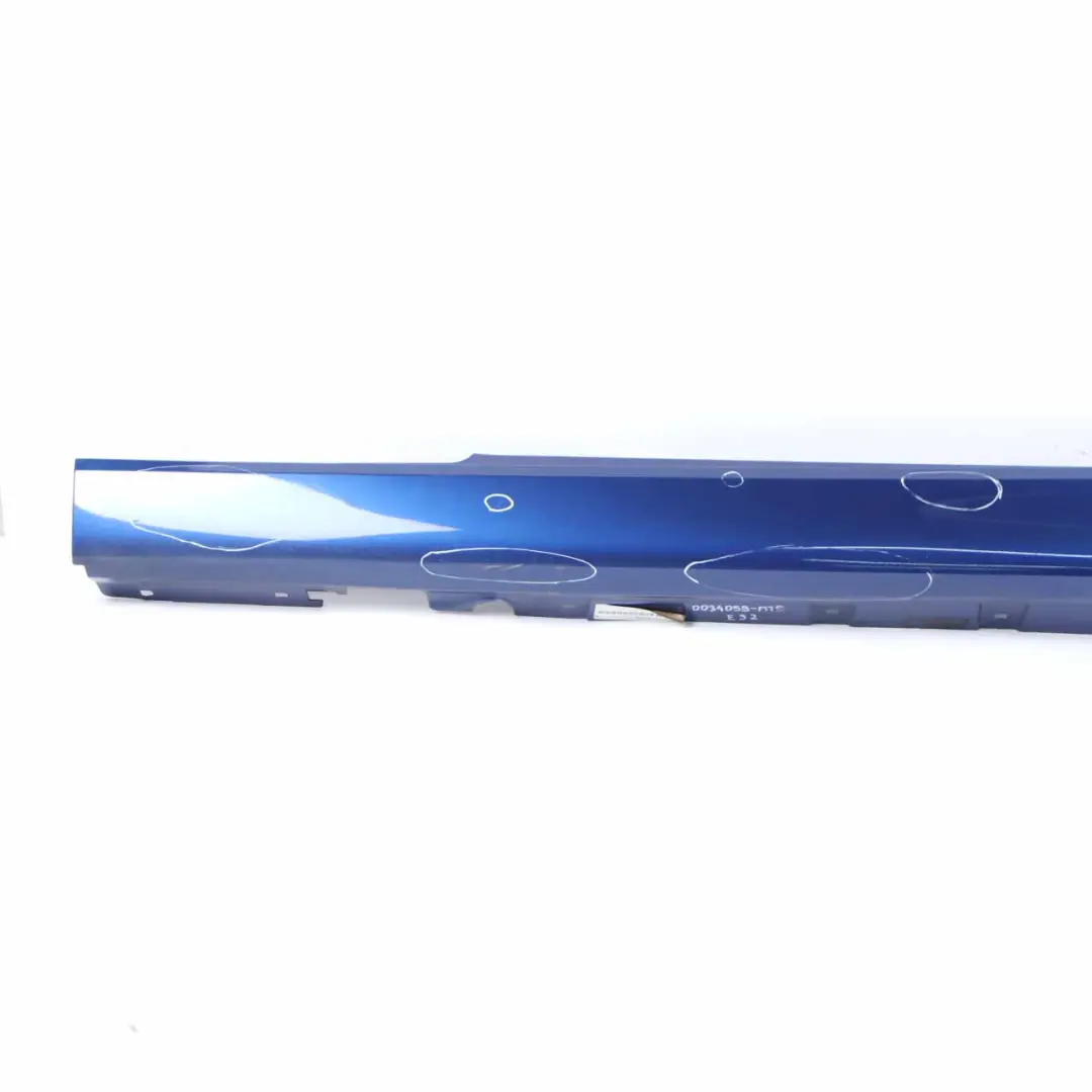 Sill Strip Side Skirt Left N/S Montegoblau Blue - A51 to BMW E92 E93 with Part number 0034059 BMW E92 E93 Sill Strip Side Skirt Left N/S Montegoblau Blue - A51 - SKU 0034059-MTB1 - Part number 0034059