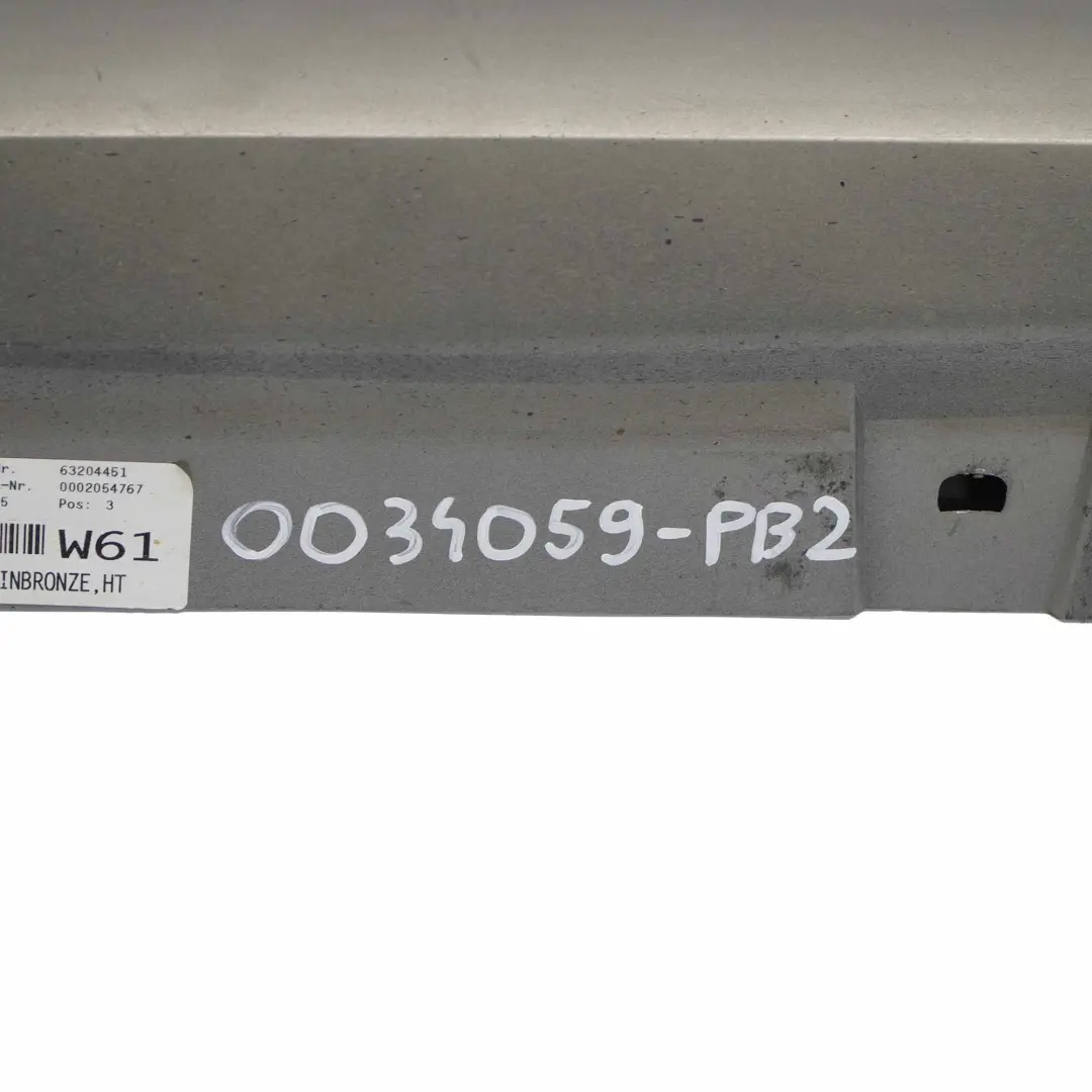 BMW E92 E93 Sill Strip Faldon Lateral Izquierdo Platinbronze Metallic - A53 - SKU 0034059-PB2 - Número de pieza 0034059