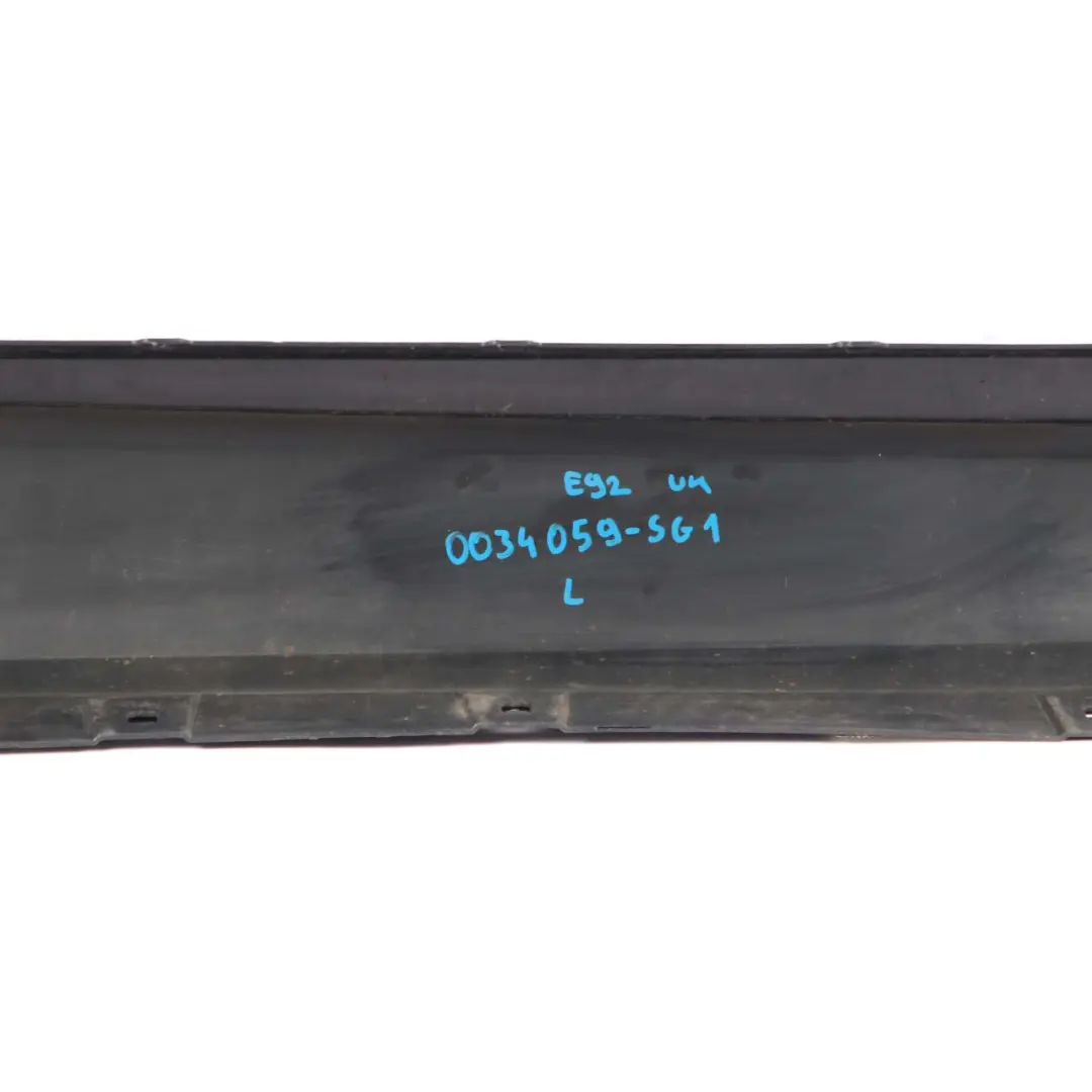@BMW 3 E92 E93 Sill Strip Side Skirt Left N/S Sparkling Graphite Metallic - A22 to with Part number 0034059 @BMW 3 E92 E93 Sill Strip Side Skirt Left N/S Sparkling Graphite Metallic - A22 - SKU 0034059-SG1 - Part number 0034059