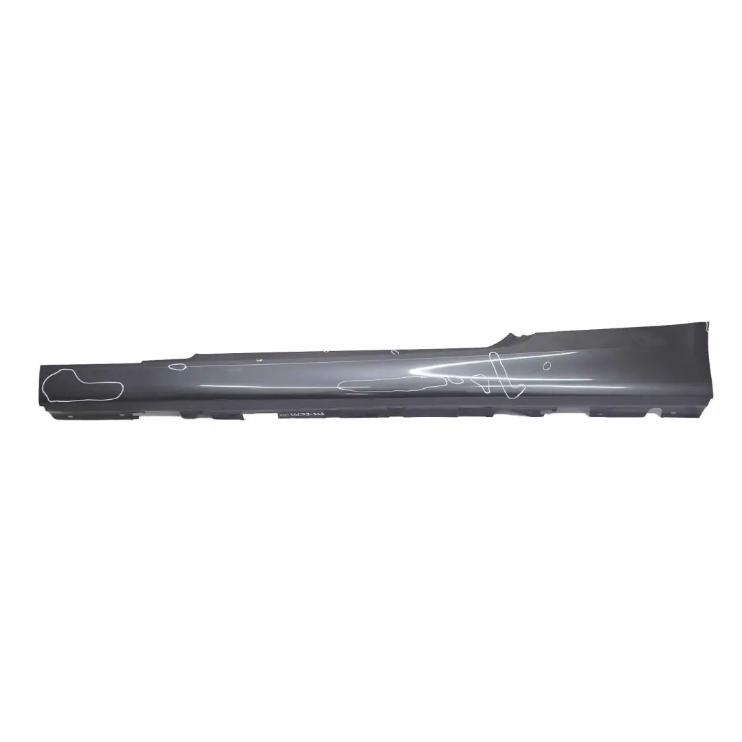 Sill Strip Faldon Lateral Izquierdo Sparkling Graphite - A22 para BMW E92 E93 con número de pieza 0034059 BMW E92 E93 Sill Strip Faldon Lateral Izquierdo Sparkling Graphite - A22 - SKU 0034059-SG3 - Número de pieza 0034059