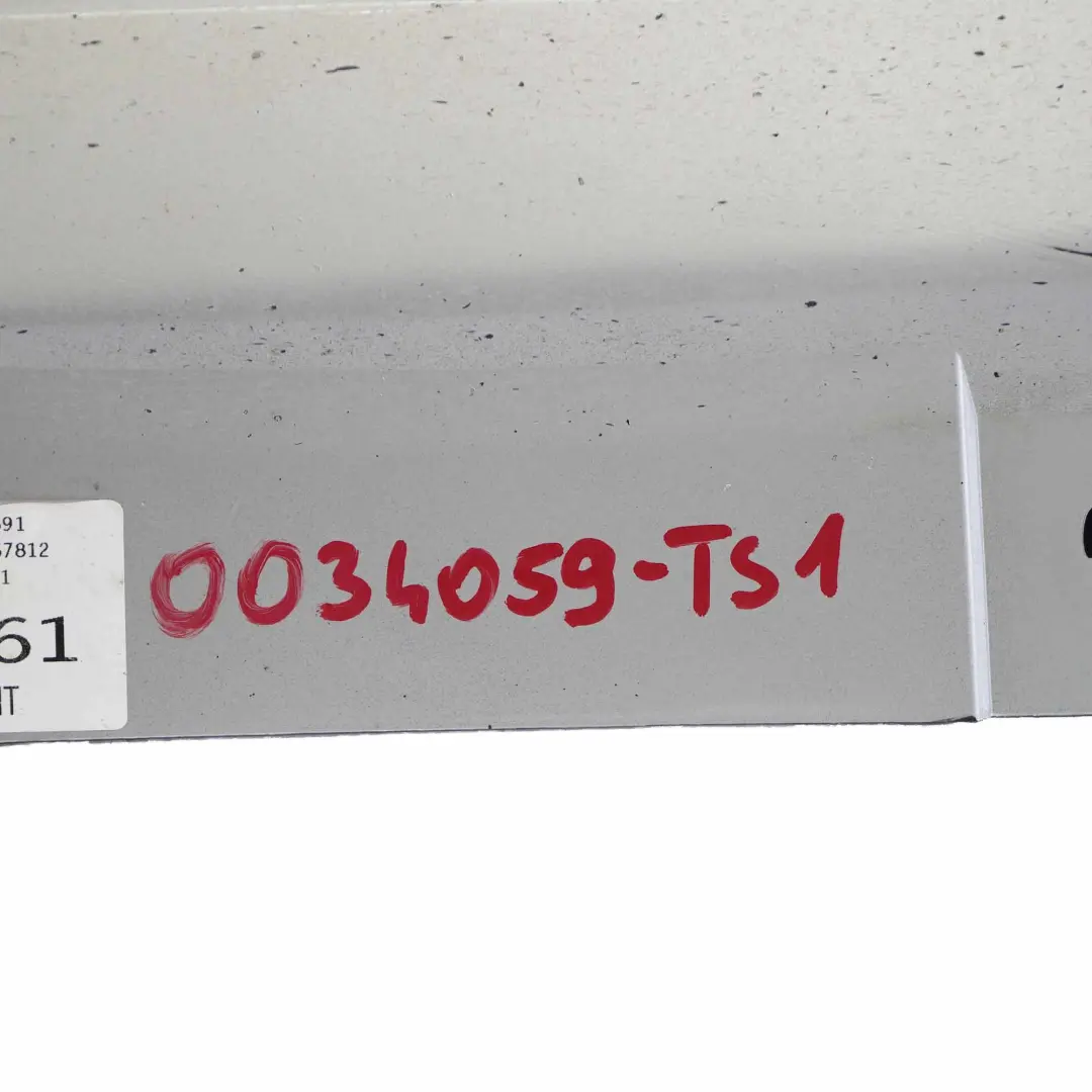 Sill Strip Faldon Lateral Izquierdo Titansilber Plata Metalizado 354 para BMW E92 E93 con número de pieza 0034059 BMW E92 E93 Sill Strip Faldon Lateral Izquierdo Titansilber Plata Metalizado 354 - SKU 0034059-TS1 - Número de pieza 0034059