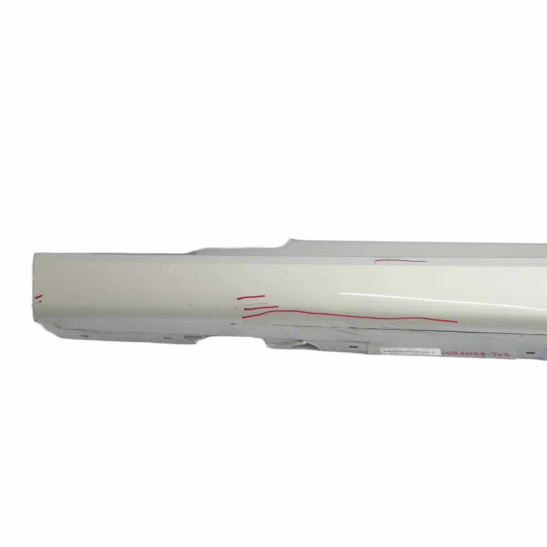 BMW E92 E93 Listello Portiera Apertura Gonna SX Argento-Titanio Argento - 354 - SKU 0034059-TS5 - Numero di parte 0034059