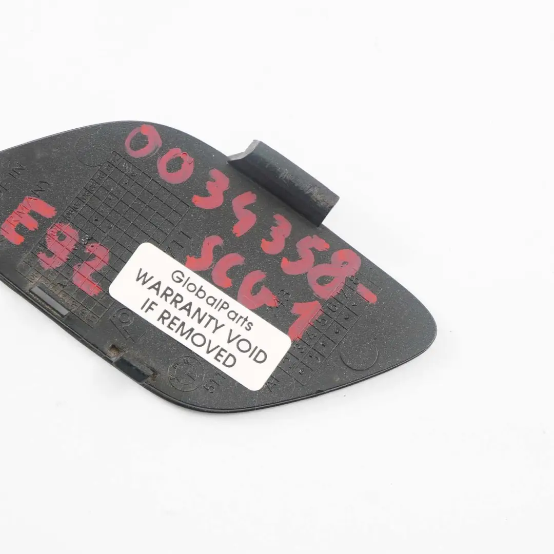 Frontstoßstange Klappe Abschleppöse Abdeckung Spacegrau Grau 7128243 für BMW E92 E93 mit Teilenummer 0034358 BMW E92 E93 Frontstoßstange Klappe Abschleppöse Abdeckung Spacegrau Grau 7128243 - SKU 0034358-SCG1 - Teilenummer 0034358