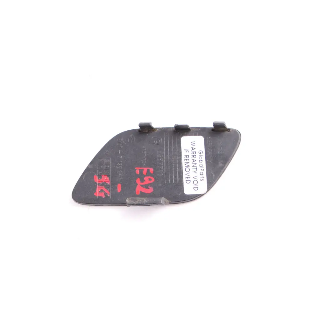  Front Bumper Flap BMW E92 E93 Cover Towing Hook Eye Sparkling Graphite 7128243 - SKU 0034358-SG - Part number 0034358