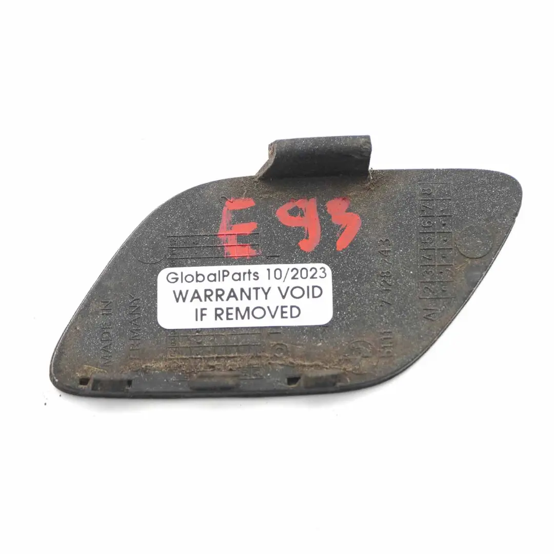 Vorderseite stoßstange Klappe Abschleppöse Haken Titansilber 7128243 für BMW E92 E93 mit Teilenummer 0034358 BMW E92 E93 Vorderseite stoßstange Klappe Abschleppöse Haken Titansilber 7128243 - SKU 0034358-TS - Teilenummer 0034358