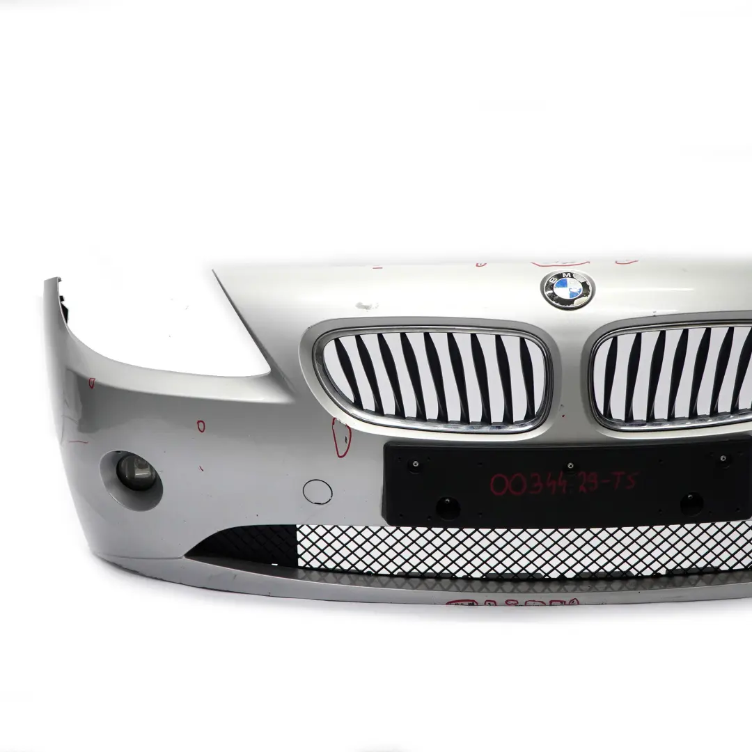 BMW Z4 E85 Convertible Roadster Front Bumper Trim Panel Titan Silver - 354 - SKU 0034429-TS - Part number 0034429