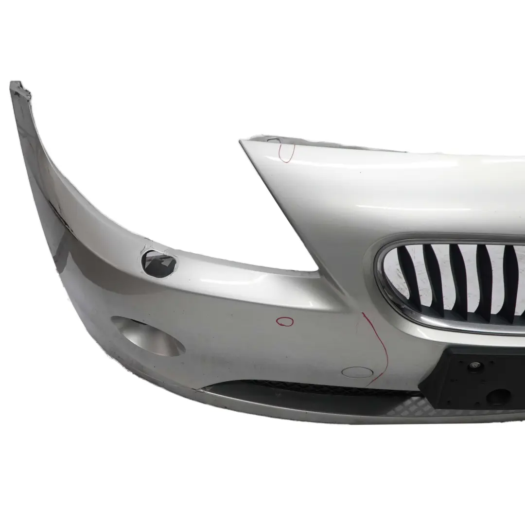 Front Bumper Trim Panel Titansilber Silver Metallic - 354 to BMW Z4 E85 with Part number 0034430 BMW Z4 E85 Front Bumper Trim Panel Titansilber Silver Metallic - 354 - SKU 0034430-TS - Part number 0034430