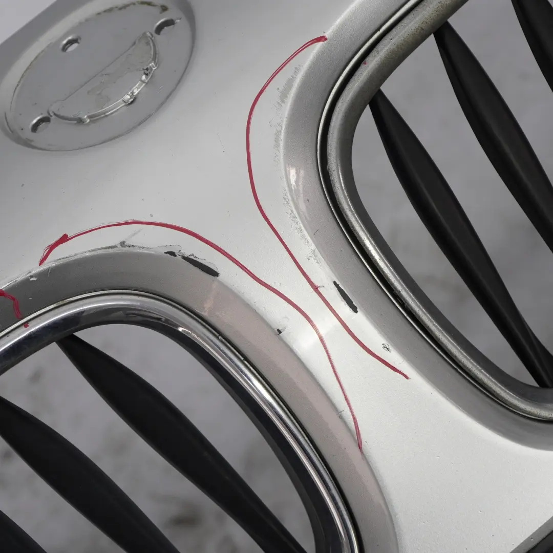 Front Bumper Trim Panel Titansilber Silver Metallic - 354 to BMW Z4 E85 with Part number 0034430 BMW Z4 E85 Front Bumper Trim Panel Titansilber Silver Metallic - 354 - SKU 0034430-TS - Part number 0034430