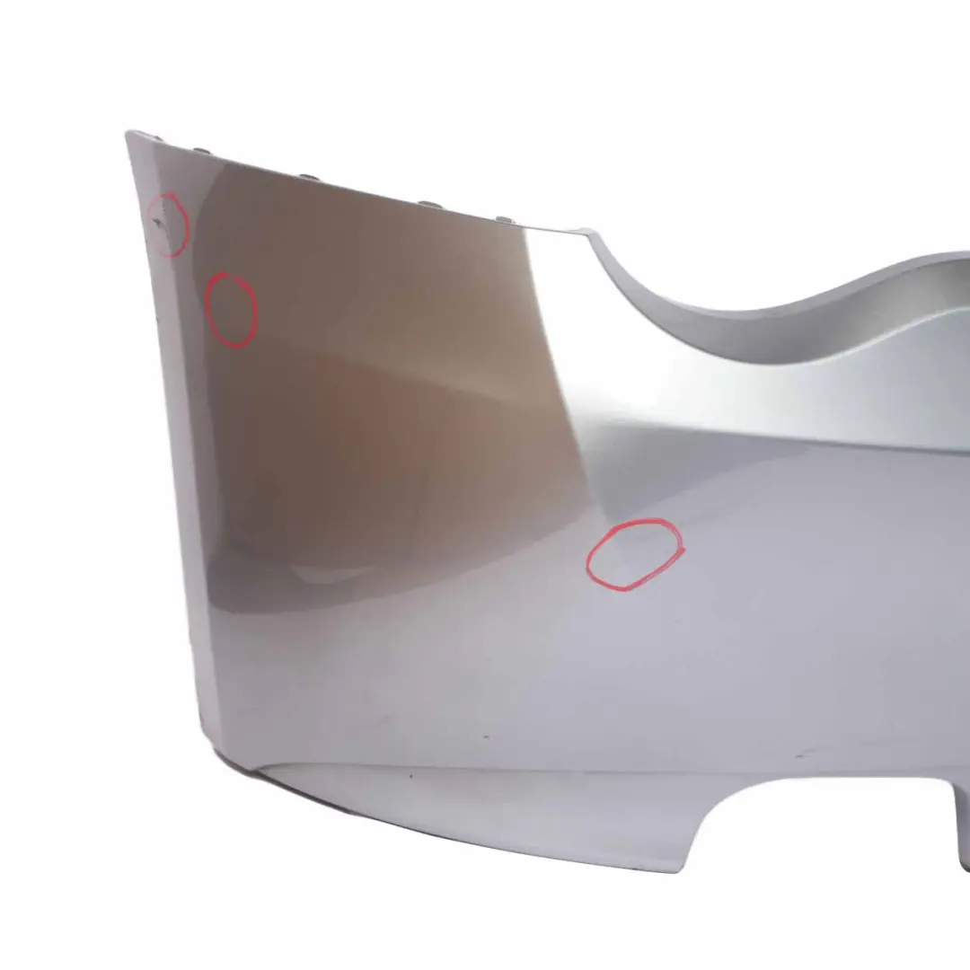 Bumper Trim Panel Silbergrau Silver Grey Metallic - A08 to BMW Z4 E85 Rear with Part number 0034437 BMW Z4 E85 Rear Bumper Trim Panel Silbergrau Silver Grey Metallic - A08 - SKU 0034437-SBG - Part number 0034437