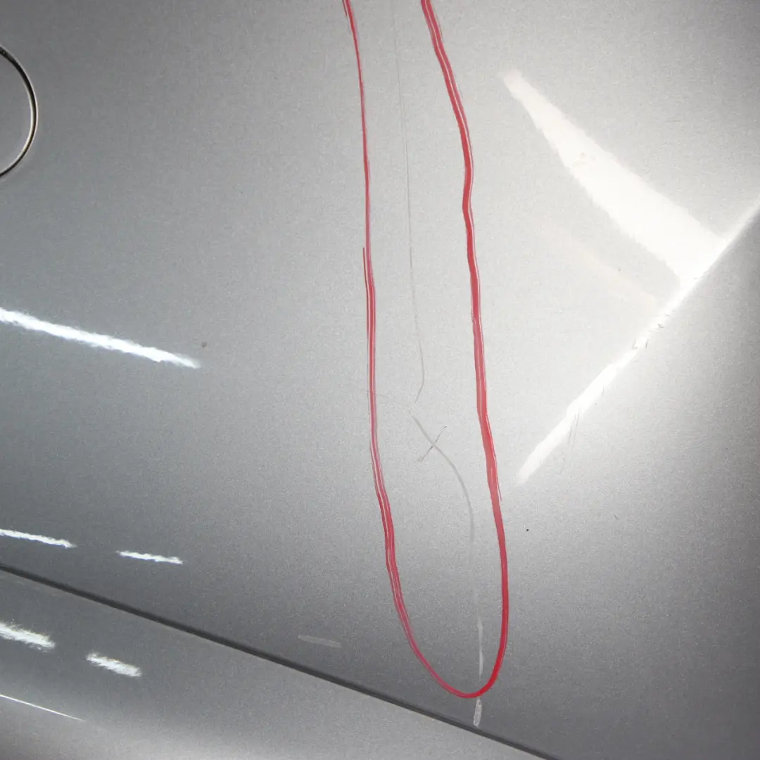 BMW Z4 E85 Rear Bumper Trim Panel Silbergrau Silver Grey Metallic - A08 - SKU 0034437-SBG - Part number 0034437