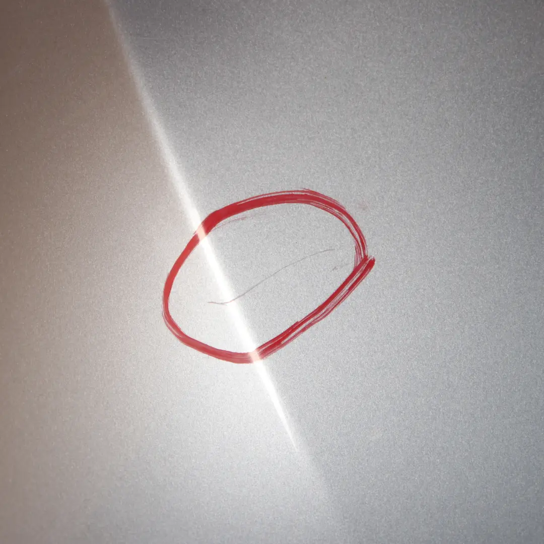 BMW Z4 E85 Rear Bumper Trim Panel Silbergrau Silver Grey Metallic - A08 - SKU 0034437-SBG - Part number 0034437