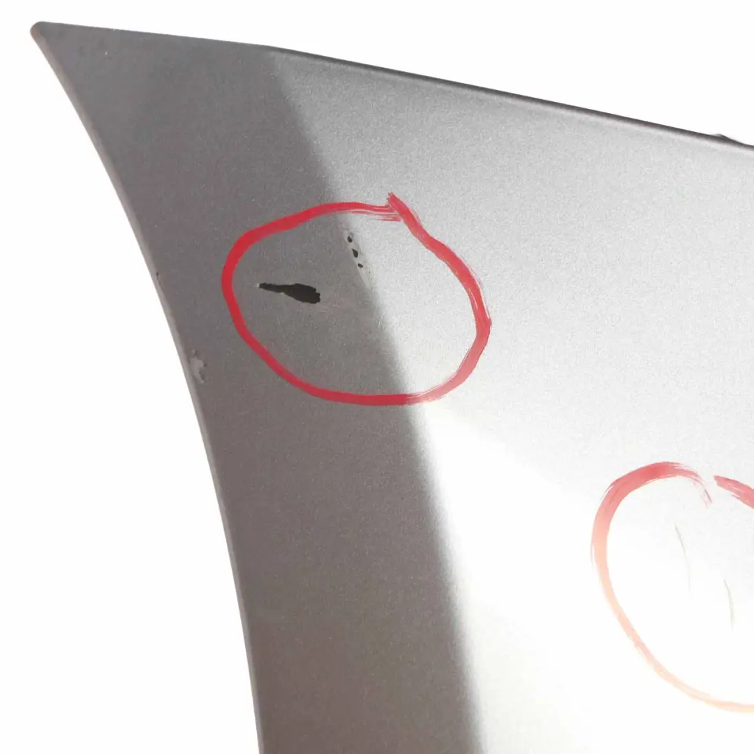 BMW Z4 E85 Rear Bumper Trim Panel Silbergrau Silver Grey Metallic - A08 - SKU 0034437-SBG - Part number 0034437