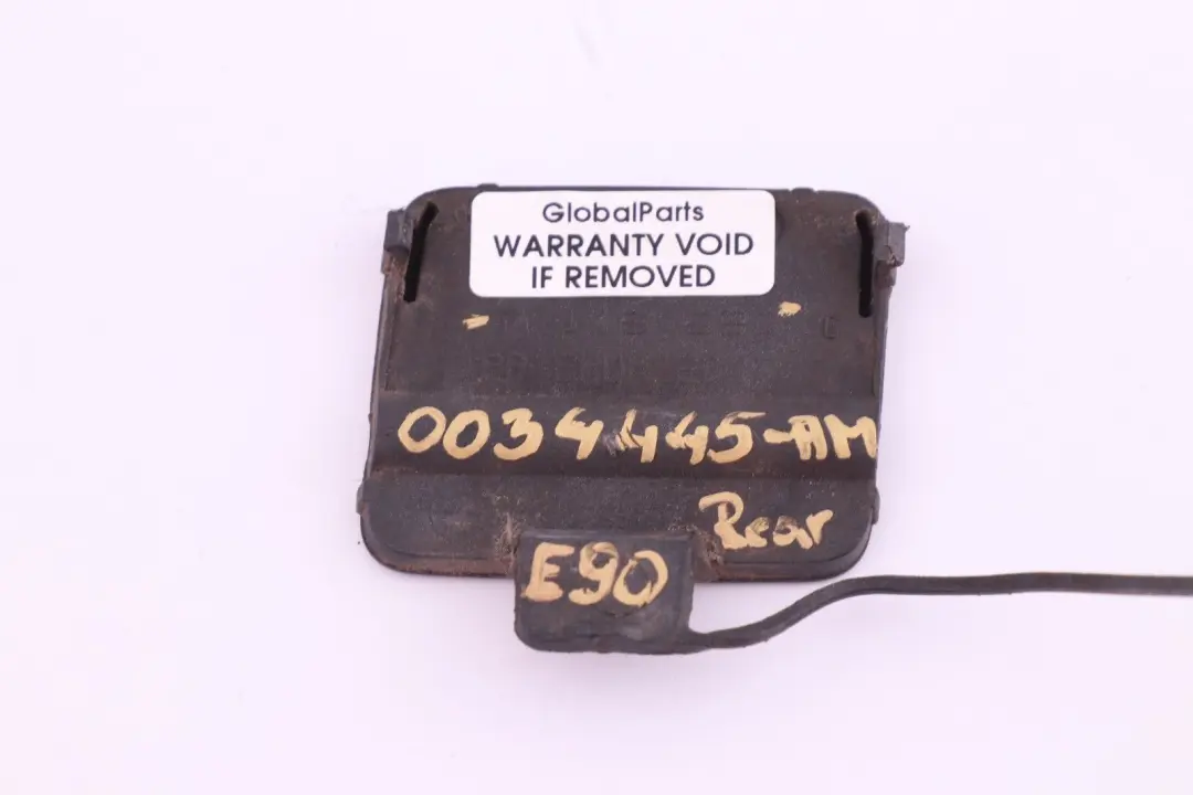 Bumper Towing Eye Hook Flap Arktis Arctic Metallic A34 7116690 to BMW E90 Rear with Part number 0034445 BMW E90 Rear Bumper Towing Eye Hook Flap Arktis Arctic Metallic A34 7116690 - SKU 0034445-AM - Part number 0034445