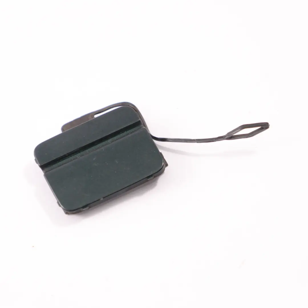 Towing Eye Hook Flap Cover Rear Bumper Tiefgruen Deep Green A43 7116690 to BMW E90 with Part number 0034445 BMW E90 Towing Eye Hook Flap Cover Rear Bumper Tiefgruen Deep Green A43 7116690 - SKU 0034445-TG - Part number 0034445