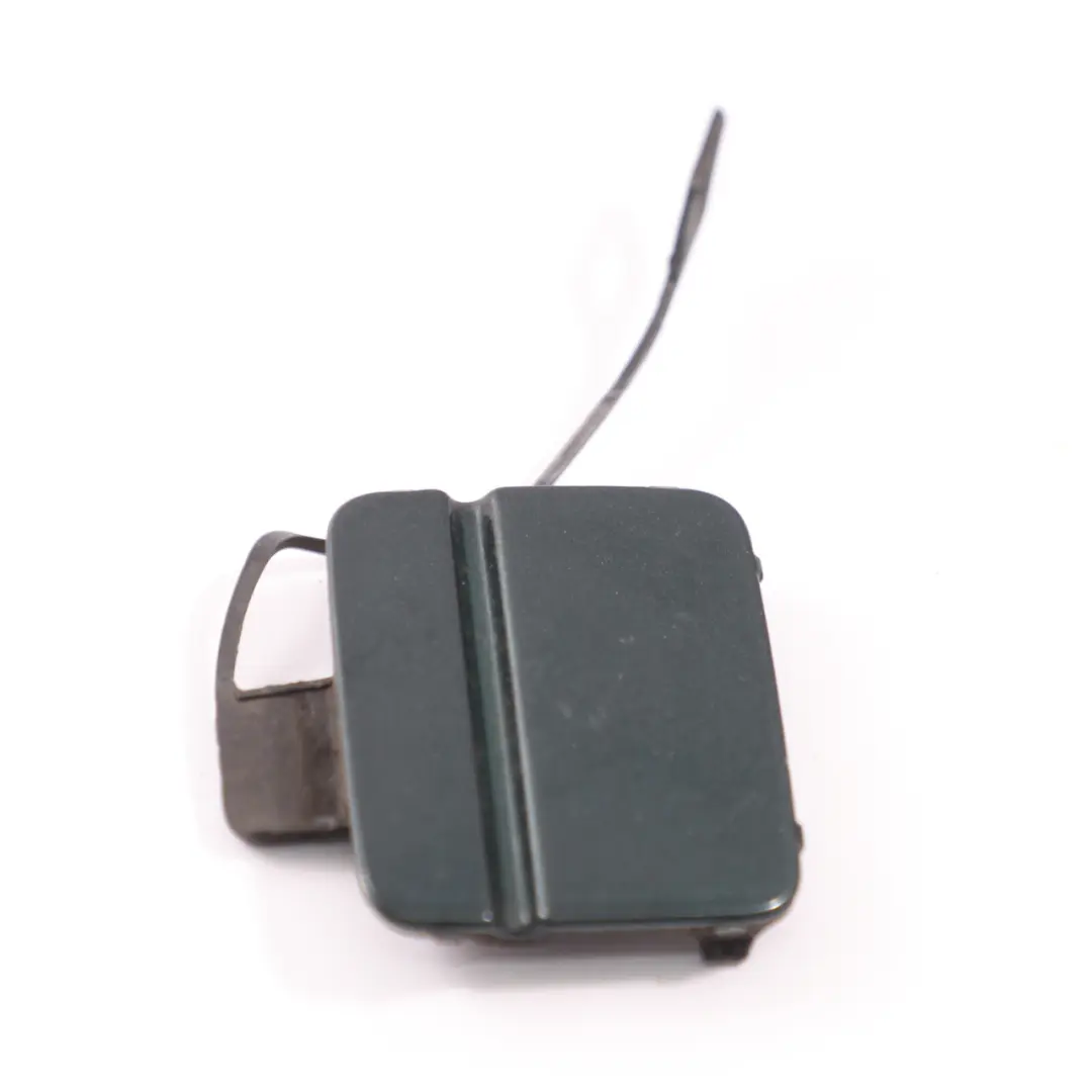 Towing Eye Hook Flap Cover Rear Bumper Tiefgruen Deep Green A43 7116690 to BMW E90 with Part number 0034445 BMW E90 Towing Eye Hook Flap Cover Rear Bumper Tiefgruen Deep Green A43 7116690 - SKU 0034445-TG - Part number 0034445