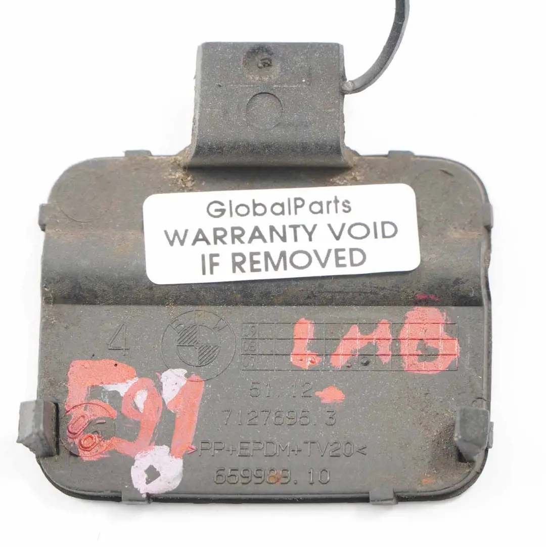 Bumper Flap Towing Eye Le Mans Blue - 381 7127695 to BMW E91 M Sport Rear with Part number 0034446 BMW E91 M Sport Rear Bumper Flap Towing Eye Le Mans Blue - 381 7127695 - SKU 0034446-LMB - Part number 0034446