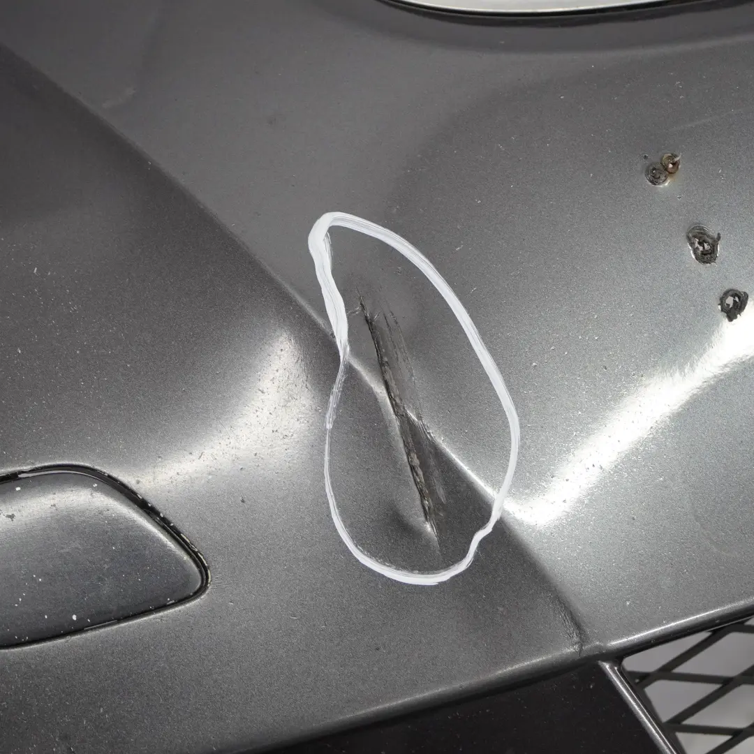 BMW E92 E93 Front Bumper Trim Panel Sparkling Graphite Metallic - A22 - SKU 0034469-SG1 - Part number 0034469