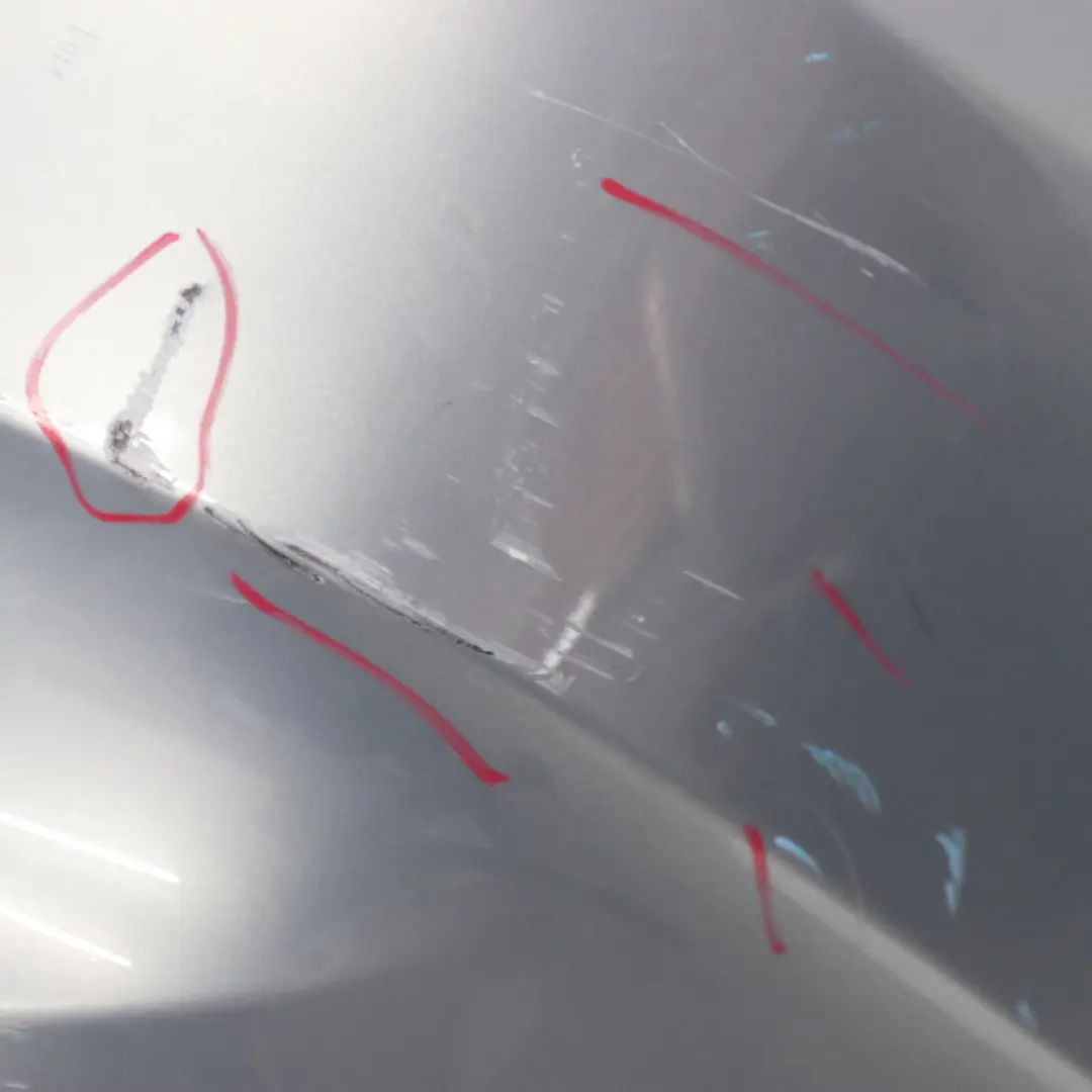 BMW E92 E93 Rear Bumper Panel PDC Arktis Arctic Metallic - A34 - SKU 0034474-AM - Part number 0034474